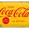 Retro metallitaulu Coca-Cola In Bottles 20x30 cm