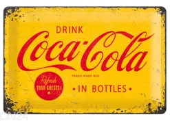 Retro metallitaulu Coca-Cola In Bottles 20x30 cm