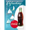Retro metallitaulu Coca-Cola Refreshing Purjekas 20x30cm