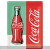 Retro metallitaulu Coca Cola Pop Art Pudel 30x40 cm