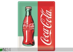 Retro metallitaulu Coca Cola Pop Art Pudel 30x40 cm