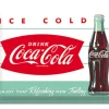 Retro metallitaulu Coca Cola Ice Cold 30x40 cm