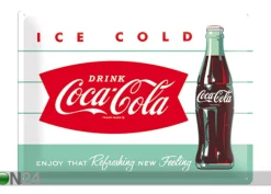 Retro metallitaulu Coca Cola Ice Cold 30x40 cm