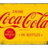Retro metallitaulu Coca-Cola in bottles 40x60 cm