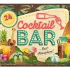 Retro metallitaulu Cocktail Bar 30x40 cm