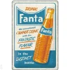 Retro metallitaulu Fanta - Sensational Orange Drink 20x30 cm