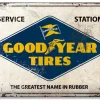 Retro metallitaulu GoodYear Logo 30x40 cm