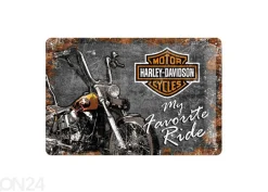 Retro metallitaulu Harley-Davidson My Favorite Ride 20x30cm