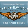 Retro metallitaulu Harley-Davidson logo 30x40 cm