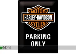 Retro metallitaulu Harley-Davidson Parking Only 30x40 cm