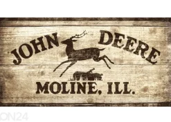 Retro metallitaulu John Deere 25x50cm