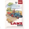 Retro metallitaulu Lanz Diesel-Schlepper 20x30 cm