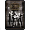 Retro metallitaulu Legends Live Forever 20x30 cm