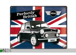 Retro metallitaulu Mini Perfectly British 30x40 cm