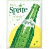 Retro metallitaulu Sprite - Bottle 30x40 cm