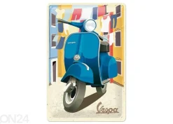 Retro metallitaulu Vespa - Italian Laundry 20x30 cm