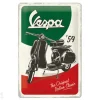 Retro metallitaulu Vespa The Original Italian Classic 20x30 cm