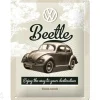 Retro metallitaulu VW Beetle 15x20cm