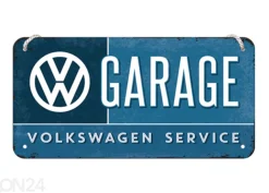 Retro metallitaulu VW Garage 10x20 cm