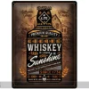 Retro metallitaulu Whiskey Sunshine 30x40 cm