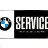 RETRO seinäkello BMW SERVICE 10x20 cm