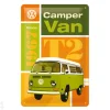 Retrotyylinen metallitaulu WV T2 Camper Van 20x30 cm