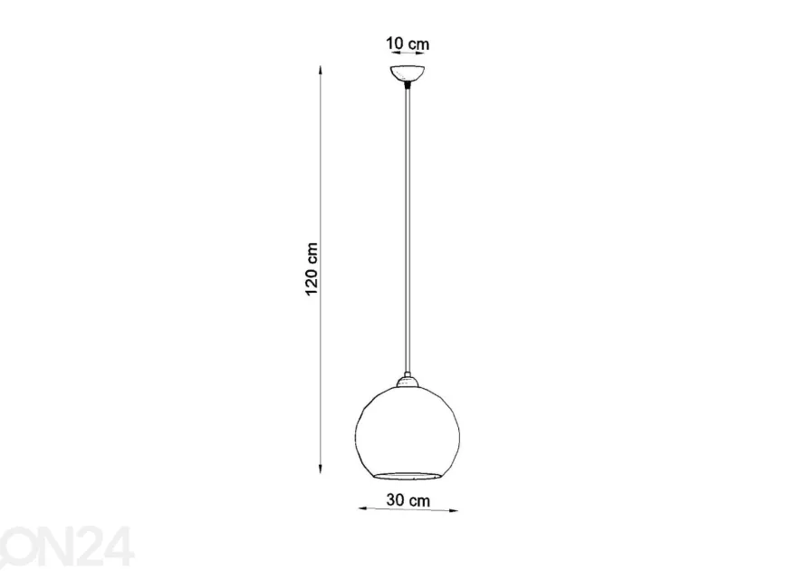 Riippuvalaisin Ball, punainen