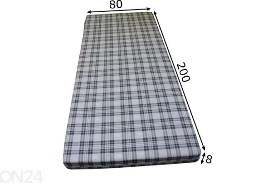 Rullapatja 80x200x8h cm