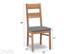Ruokailuryhmä tammipuuta Merbi 12