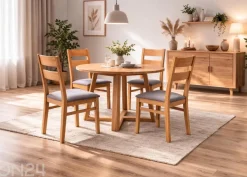 Ruokailuryhmä tammipuuta Merbi 12