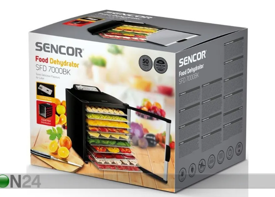 Ruokakuivuri Sencor SFD7000BK