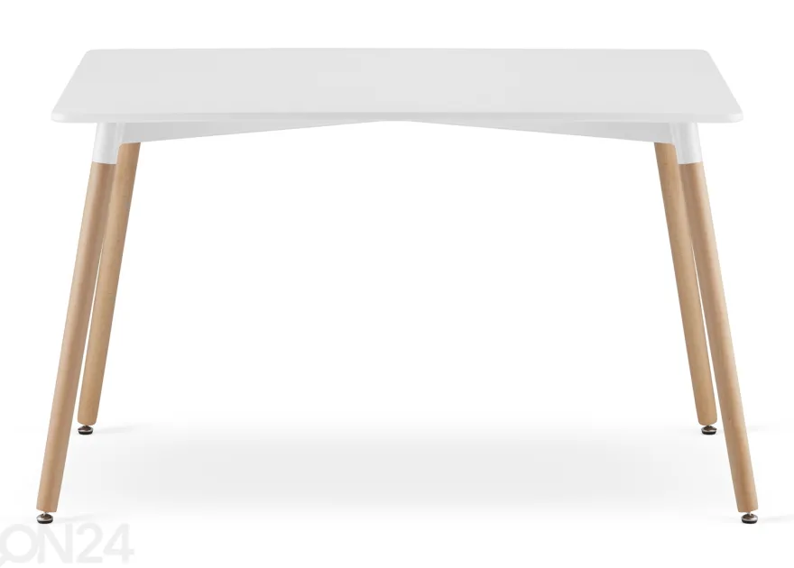 Ruokapöytä Adria 80x120 cm, valkoinen