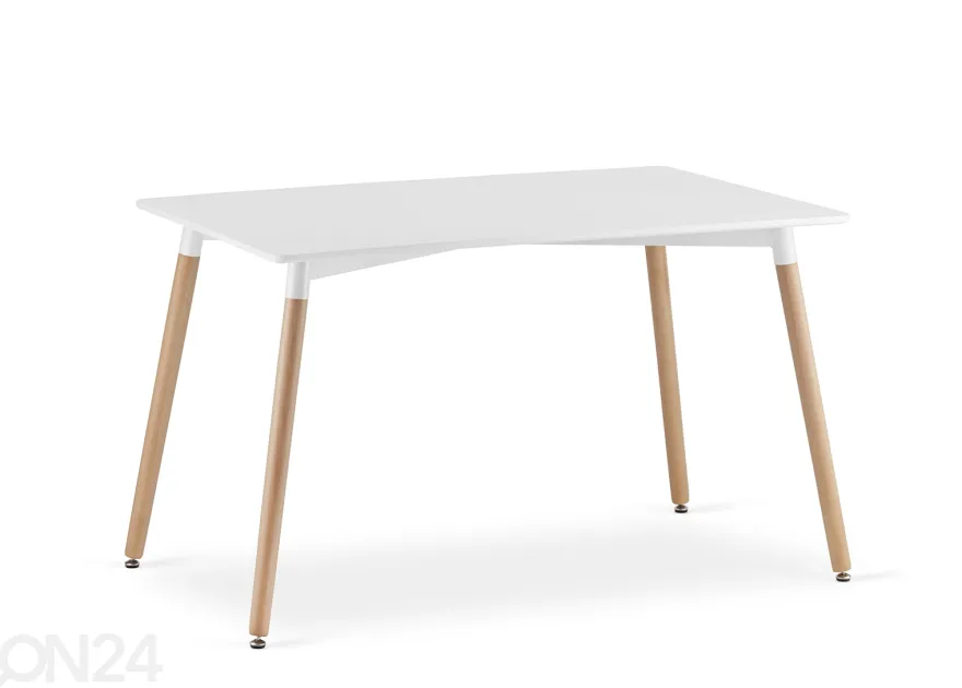 Ruokapöytä Adria 80x120 cm, valkoinen