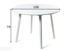 Ruokapöytä Andria Ø 106 cm