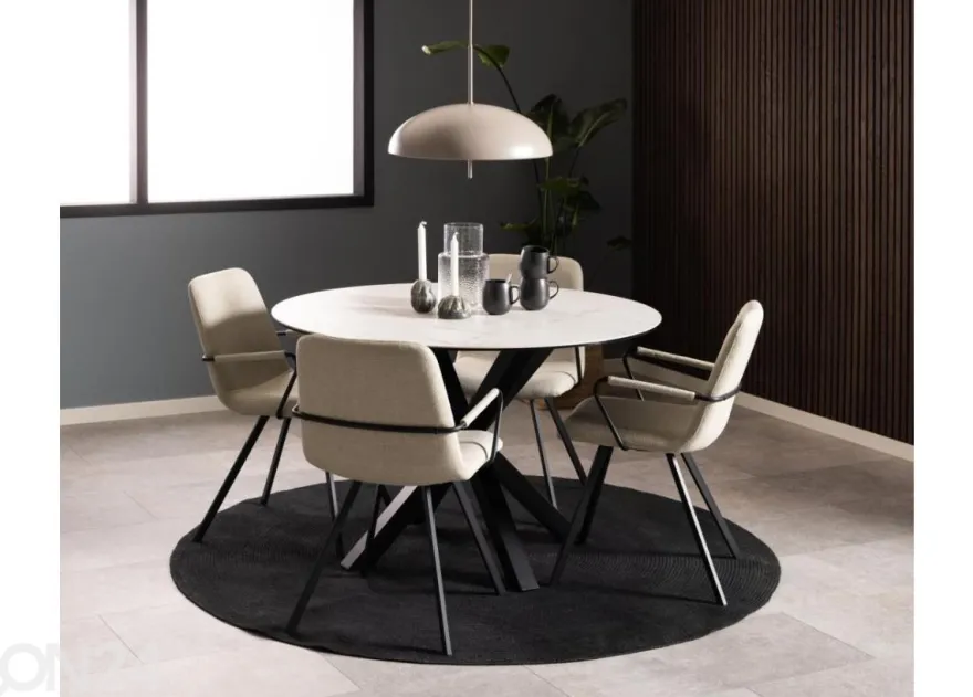Ruokapöytä Beira Ø 119 cm