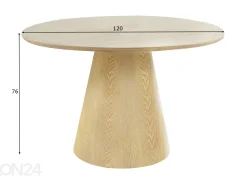 Ruokapöytä Birmingham Ø120 cm
