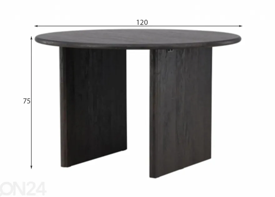 Ruokapöytä Björholmen Ø 120 cm