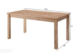 Ruokapöytä Cambridge 88x158 cm