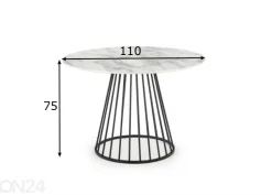 Ruokapöytä Ø 110 cm