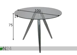 Ruokapöytä Ø 100 cm