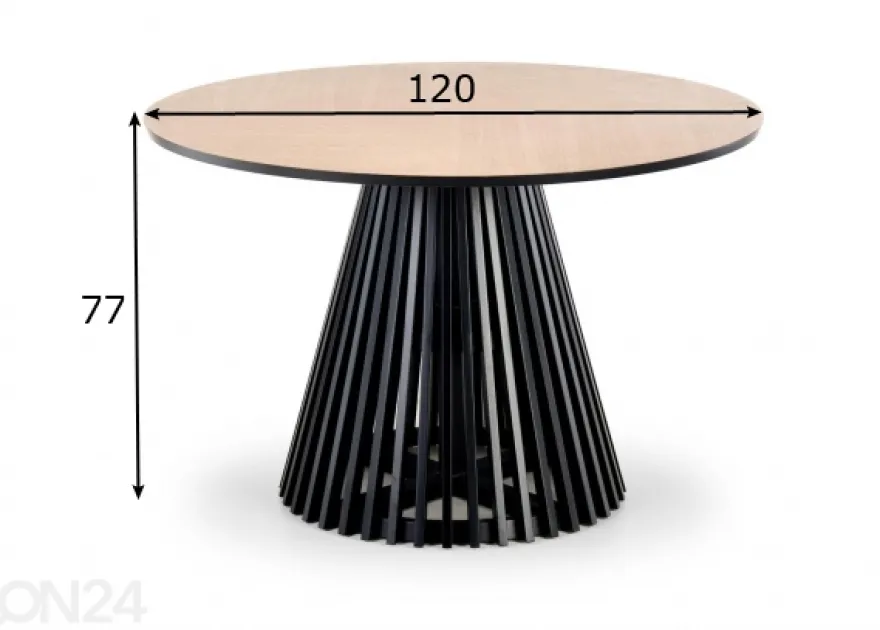 Ruokapöytä Ø 120 cm