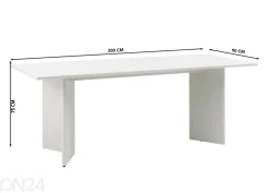 Ruokapöytä 90×200 cm