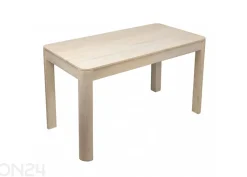 Ruokapöytä 120 cm, valkoinen