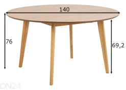Ruokapöytä Concord Ø140 cm