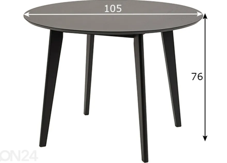 Ruokapöytä Concord Ø105 cm
