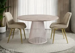 Ruokapöytä Cone 120x120-196 cm