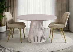 Ruokapöytä Cone 120x120-196 cm