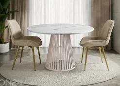 Ruokapöytä Cone 120x120-196 cm