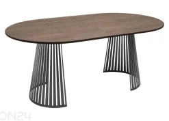 Ruokapöytä Cone 120x120-196 cm