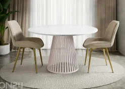 Ruokapöytä Cone 120x120-196 cm